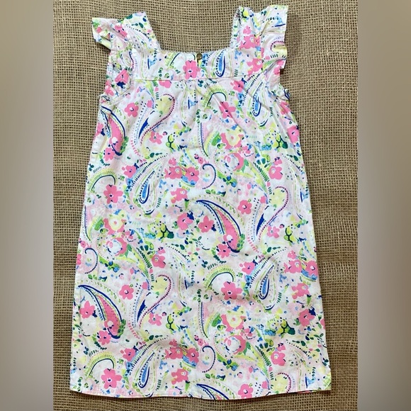 Crown & Ivy Ruffle A-line Dress, Size 6, Floral & Paisley Design in Pastels - Picture 5 of 5